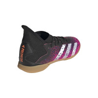 adidas Predator Freak.3 Chaussures de football en salle (IN) pour enfants Noir/blanc/rose