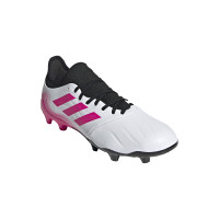 adidas Copa Sense.3 Gras Voetbalschoenen (FG) Wit Roze Zwart