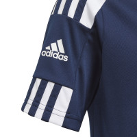 Maillot de football adidas Squadra 21 pour enfants bleu foncé blanc
