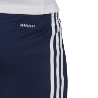 Short de football Adidas Squadra 21 bleu foncé blanc