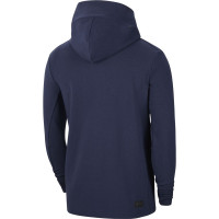 Nike Croatia Tech Fleece Pack Sweat à capuche zippé intégral Bleu foncé