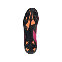 Chaussures de Foot adidas X Ghosted.3 LL Grass (FG) Rose noir orange