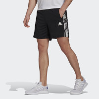 Short d'Entraînement adidas Primeblue Designed To Move 3 bandes Noir Blanc