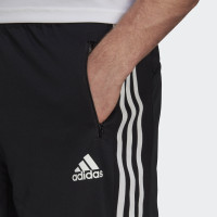 Short d'Entraînement adidas Primeblue Designed To Move 3 bandes Noir Blanc