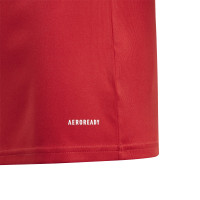 Maillot de football Adidas Squadra 21 pour enfants, rouge et blanc
