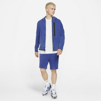 Nike SW Tech Fleece Short Bleu Noir