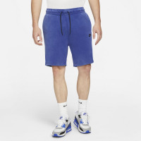 Nike SW Tech Fleece Short Bleu Noir