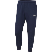 Pantalon de survêtement polaire Nike Sportswear Club bleu foncé blanc