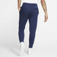 Pantalon de survêtement polaire Nike Sportswear Club bleu foncé blanc