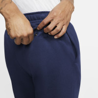 Pantalon de survêtement polaire Nike Sportswear Club bleu foncé blanc