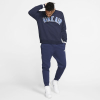 Pantalon de survêtement polaire Nike Sportswear Club bleu foncé blanc