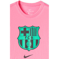 Nike FC Barcelone T-Shirt Rose Bleu