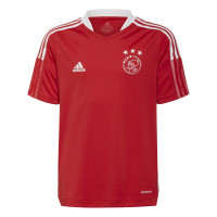 adidas Ajax Trainingsshirt 2021-2022 Kids Rood