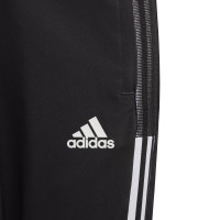 Pantalon tissé Adidas Tiro 21 pour enfants, noir et blanc