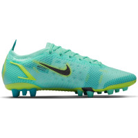 Chaussures de Foot Nike Mercurial Vapor 14 Elite en gazon artificiel (AG) Turquoise Lime