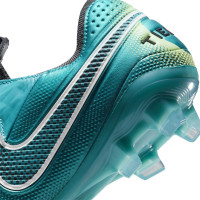 Nike Tiempo Legend 8 Elite Gazon Naturel Chaussures de Foot (FG) Turquoise Blanc Lime