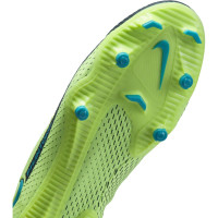Chaussure de football Nike Phantom GT Academy Gras/Artificial Turf (MG) Lime Turquoise