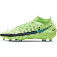 Chaussure de football Nike Phantom GT Academy DF Herbe et gazon artificiel (MG) Lime Turquoise