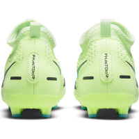 Nike Phantom GT Academy DF Gazon Naturel Gazon Artificiel Chaussures de Foot (MG) Enfants Lime Turquoise