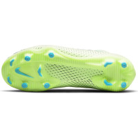 Nike Phantom GT Academy DF Gazon Naturel Gazon Artificiel Chaussures de Foot (MG) Enfants Lime Turquoise