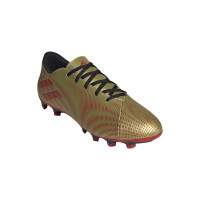 Adidas Nemeziz Messi.4 Grass/Artificial Grass Chaussures de Foot (FxG) Or Rouge Noir