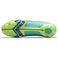 Nike Mercurial Vapor 14 Elite Gazon Naturel Chaussures de Foot (FG) Turquoise Lime
