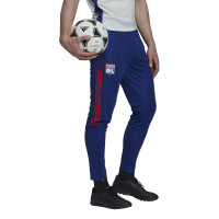 adidas Olympique Lyon Trainingspak 2021-2022 Wit Blauw