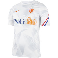 Nike Pays-Bas Avant Match Maillot d'Entraînement 2020-2022 Blanc