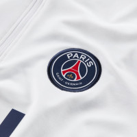 Nike Paris Saint Germain Strike Drill Survêtement 2021-2022 Blanc Bleu Foncé