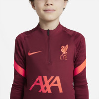 Nike Liverpool Strike Drill Haut d'Entraînement 2021-2022 Enfants Rouge vif Rouge