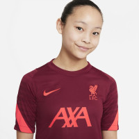Nike Liverpool Strike Trainingsset 2021-2022 Kids Rood Felrood