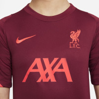 Nike Liverpool Strike Maillot d'Entraînement 2021-2022 Enfants Rouge Vif Rouge