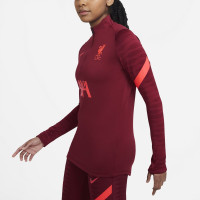 Nike Liverpool Strike Drill Haut d'Entraînement 2021-2022 Femmes Rouge Rouge Vif