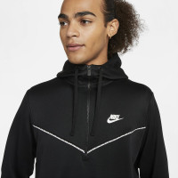 Nike SW Hoodie Half Zip Zwart Wit