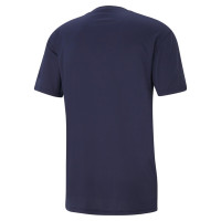 PUMA Olympique Marseille Warming-Up Shirt 2021 Donkerblauw Azuurblauw