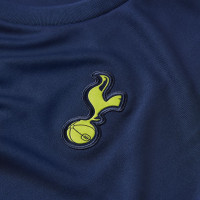 Nike Tottenham Hotspur Strike Trainingsshirt 2021-2022 Donkerblauw Blauw Geel