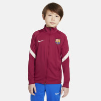 Nike FC Barcelona Strike Trainingspak 2021-2022 Kids Rood Blauw Lichtgrijs