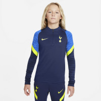 Nike Tottenham Hotspur Strike Drill Haut d'Entraînement 2021-2022 Enfants Bleu Foncé Bleu Jaune