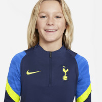 Nike Tottenham Hotspur Strike Drill Trainingspak 2021-2022 Kids Donkerblauw Geel