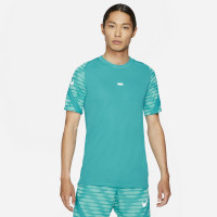 Nike Strike 21 Trainingsshirt Turquoise Wit