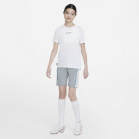 Nike Dry Academy Short d'Entraînement Enfant Gris clair Blanc