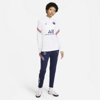 Nike Paris Saint Germain Strike Drill Haut d'Entraînement 2021-2022 Femmes Blanc Bleu Foncé