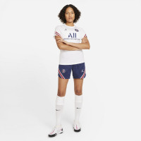 Nike Paris Saint Germain Strike Short d'Entraînement 2021-2022 Femmes Bleu Foncé Blanc