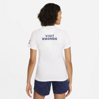 Nike Paris Saint Germain Strike Maillot d'Entraînement 2021-2022 Femmes Blanc Bleu Foncé