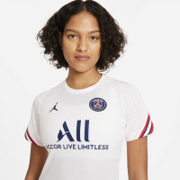 Nike Paris Saint Germain Strike Maillot d'Entraînement 2021-2022 Femmes Blanc Bleu Foncé