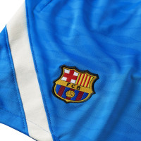 Nike FC Barcelona Strike Trainingsbroekje 2021-2022 Blauw Lichtgrijs