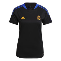 adidas Real Madrid Trainingsshirt 2021-2022 Dames Zwart