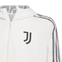 adidas Juventus Présentation Survêtement 2021-2022 Enfants Blanc Noir