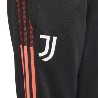 adidas Juventus 1/4 Trainingspak 2021-2022 Kids Zwart Oranjeroze