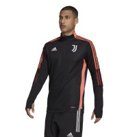 adidas Juventus 1/4 Trainingspak 2021-2022 Zwart Oranjeroze